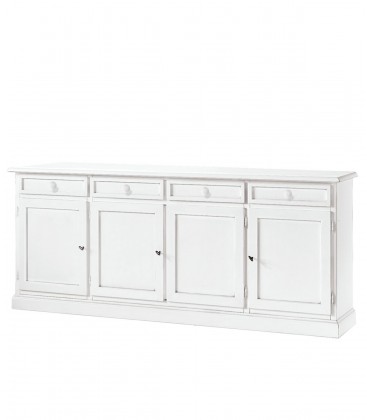 Credenza 4 Porte Base Cristalliera Martini Noce