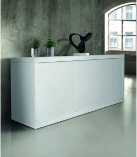 Madia Credenza in Legno bianco frassinato