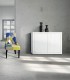 Credenza Moderna 2 Ante bianco frassinato