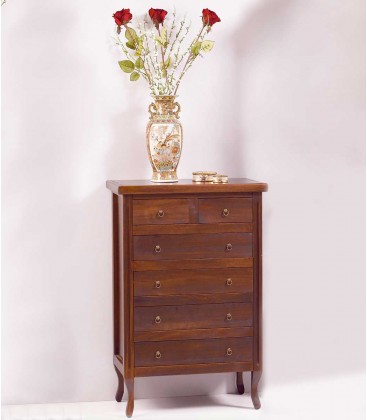 Cassettiera in Legno 4+2
