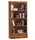 Libreria classica in legno 3 ripiani zoccolo aperto