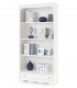 Libreria in legno classica 3 ripiani Bianco Opaco