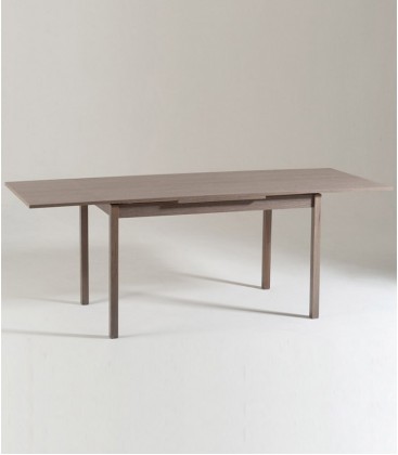 Tavolo rettangolare allungabile moderno Rovere Grigio