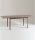 Tavolo rettangolare allungabile moderno Rovere Grigio