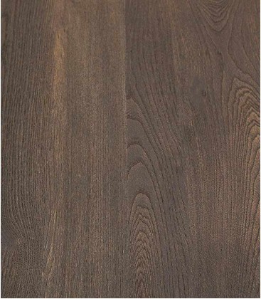 Tavolo in metallo con piano in legno bianco