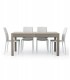 Tavolo in legno allungabile moderno Rovere Grigio