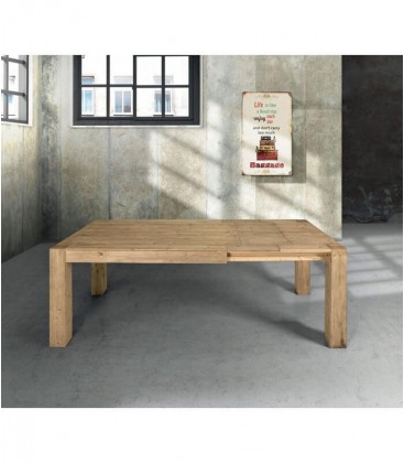 Tavolo Legno Massello Abete Naturale Nodato