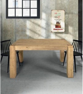 Tavolo Legno Massello Abete Naturale Nodato