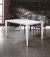 Tavolo vetro design moderno Bianco