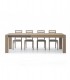 Tavolo allungabile Rovere in legno moderno