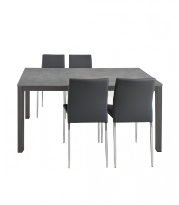 Tavolo allungabile Moderno Grigio Antracite
