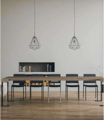 Consolle in legno allungabile Tecno