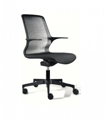 Sedia per ufficio LOOP Nera