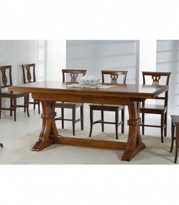 Tavolo da pranzo allungabile con gambe ad Y