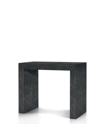 Consolle Tavolo 90 x 45 effetto Marmo Allungabile 90 x 295 cm