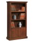 Libreria classica in legno 3 ripiani zoccolo aperto
