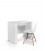 Consolle Tavolo 90 x 50 Nobilitato Bianco Allungabile 12 posti