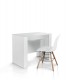 Consolle Tavolo 90 x 50 Nobilitato Bianco Allungabile 12 posti