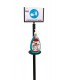 Colonna Porta Dispenser con Display in ferro base tonda per Disinfettante Gel Mani