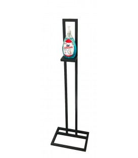 Piantana Porta Dispenser in ferro tubolare 20x20 per Igienizzante Mani