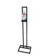 Piantana Porta Dispenser in ferro tubolare 20x20 per Igienizzante Mani