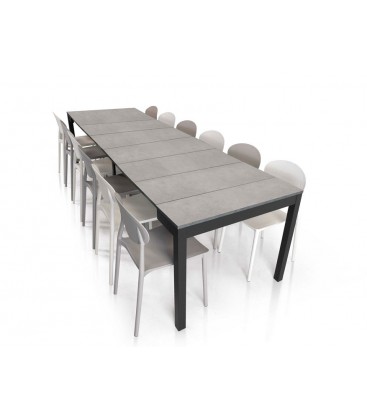 CONSOLLE ALLUNGABILE PIANO IN LEGNO NOBILITATO