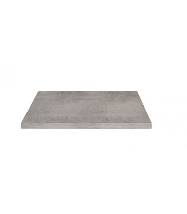 Tavolo da Ristorante Base Quadrata in Ferro Piano Rovere Nodato