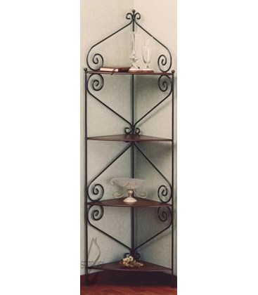 Angoliera etagere in ferro 28 x 28 H. 140