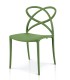 Sedia di Design in Polipropilene Avocado