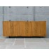 Credenza 3 Ante Rovere con Piedi in Ferro