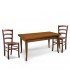 Set Tavolo da cucina 160 x 85 allungabile + 6 Sedie Legno massello