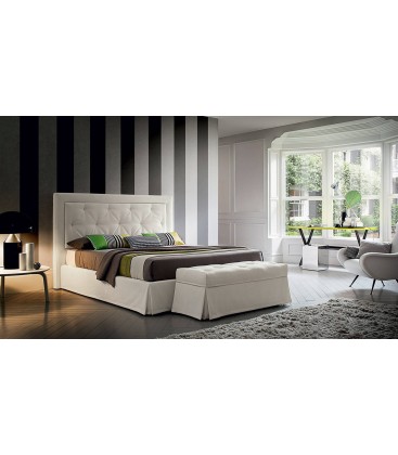 Letto Contenitore Testata Sfoderabile Adrian Felis