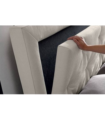 Letto Contenitore Testata Sfoderabile Adrian Felis