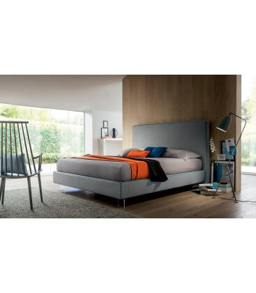 Letto imbottito design semplice Charles Felis