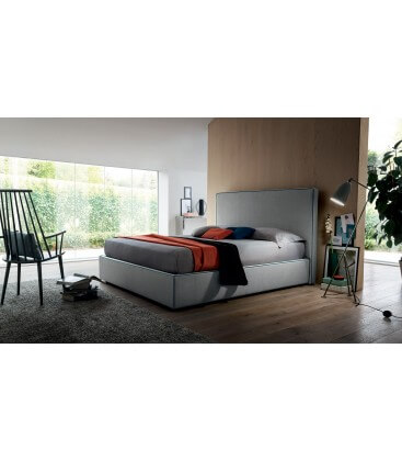 Letto imbottito design semplice Charles Felis