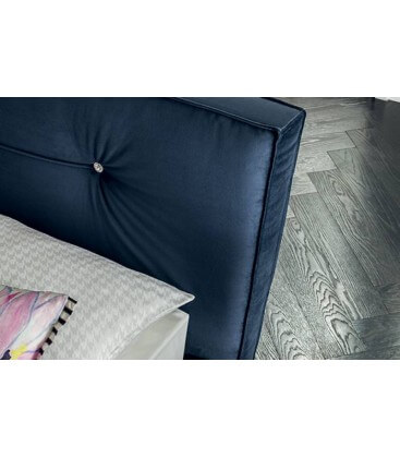 Letto matrimoniale imbottito elegante Chris Felis