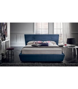 Letto matrimoniale imbottito elegante Chris Felis