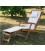 Sdraio in legno Real Chaise Longue