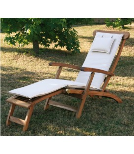 Sdraio in legno Real Chaise Longue