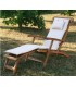 Sdraio in legno Real Chaise Longue