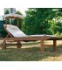 Sdraio in legno Real Chaise Longue