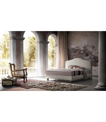 Letto imbottito classico Damian Felis