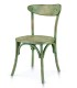 Sedia Vintage in legno Verde Consumato