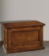 Cassapanca Baule in legno Massiccio Noce