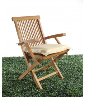 Sedia da giardino Pieghevole Karen con braccioli