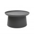 Tavolino Rotondo Polipropilene Grigio