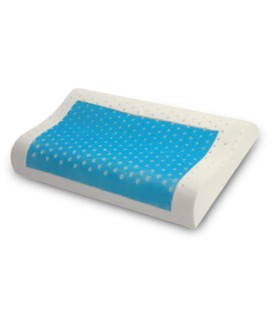 Cuscino modello doppia onda in memory 70 x 40 cm H. 9/10 cm