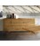 Credenza 4 ante Rovere nodato Finitura naturale piedi in vetro