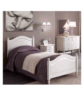 Letto una piazza e mezza Legno Stile Provenzale