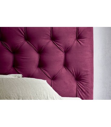 Letto contenitore testata imbottita 2 cuscini George Felis